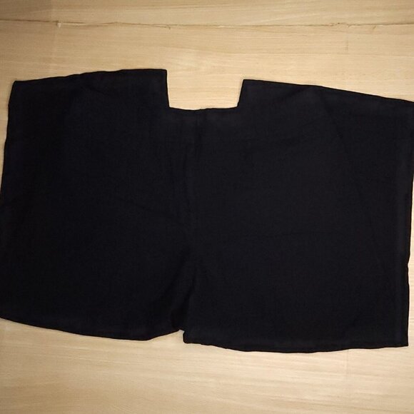 Counterparts Black Linen Feel Capri Pants 12 - Picture 1 of 8